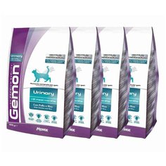 Gemon Cat Urinary корм для профилактики мочекаменной болезни для взрослых кошек с курицей и рисом 400г х 4 шт.