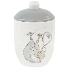 Банка для сыпучих продуктов "Усатое счастье", 520 мл ENS