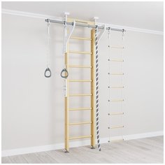 Шведская стенка ROMANA Eco2 (дерево/ белый)