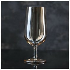 Бокал "Бонитас" 400 мл, 7,5х17,5 см, цвет янтарный 3916356 Сима ленд