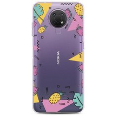 Силиконовый чехол "Летняя рамка" на Nokia Nokia G10 / Нокия G10 Case Place