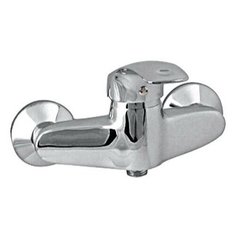 Смеситель однорычажный для душа G-Ferro "Стандарт", с лейкой и шлангом, настенный, керамический картридж 40 мм