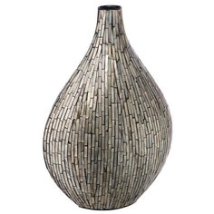 Ваза перламутровая "Серебряная россыпь", 310х190х460 мм Вещицы