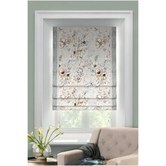 Римская штора Fiore della vita от Memotex с карнизом. В: 200см. Ш: 120см.