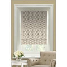 Римская штора Veletta от Memotex с карнизом. В: 175см. Ш: 135см.