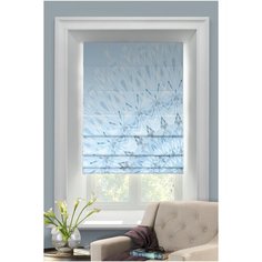 Римская штора Soleggiato от Memotex с карнизом. В: 200см. Ш: 80см.