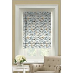 Римская штора Ontano от Memotex с карнизом. В: 200см. Ш: 100см. Ц: кремовый