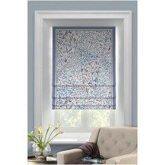 Римская штора Melograno от Memotex с карнизом. В: 175см. Ш: 120см.