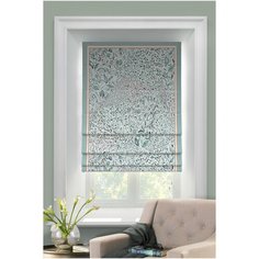 Римская штора Melograno от Memotex с карнизом. В: 200см. Ш: 100см.