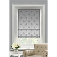 Римская штора Bellezza от Memotex с карнизом. В: 150см. Ш: 60см.