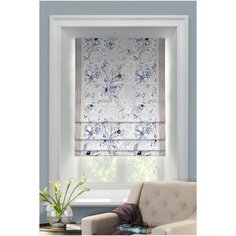 Римская штора Fiore della vita от Memotex с карнизом. В: 150см. Ш: 60см.