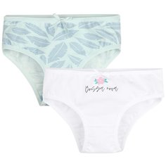 Трусики Bossa Nova 2 шт., размер 34, белый/мятный