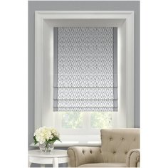 Римская штора Veletta от Memotex с карнизом. В: 150см. Ш: 135см.