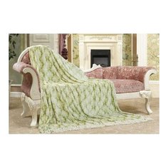 Плед Sofi De MarkO Кисточки №13, 160 х 220 см, зеленый