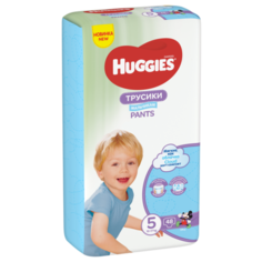 Трусики-подгузники Хаггис 5 для мальчиков (12-17кг) 48 шт. Huggies