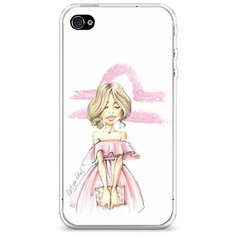 Силиконовый чехол "Весы образ" на Apple iPhone 4/4S / Айфон 4/4S Case Place