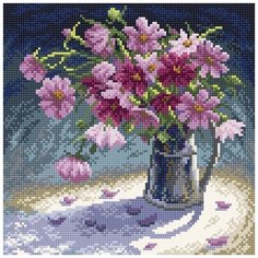 Алмазная мозаика Brilliart "Букет на свету", 27x27см