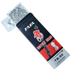 Цепь TAYA TB-90, 9 ск 116L цвет: GST-TG, с соед. звеном, в торг. уп. ( HG93/HG73/HG53) TBS
