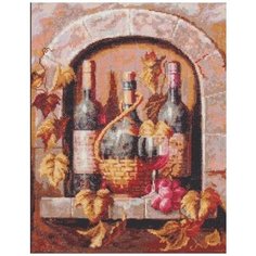 Набор для вышивания крестиком Палитра "Натюрморт с вином", 26x32см