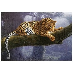 Набор для вышивания бисером Магия канвы Леопард, 39x27см (бисер в комплект не входит!)