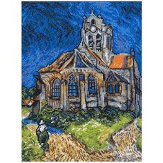 Набор для вышивания крестиком Палитра "Церковь в Овере", 20x27см