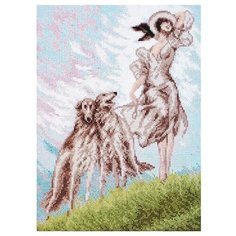 Набор для вышивания крестиком Палитра "Три грации", 20x27см