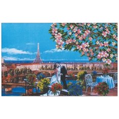 Набор для вышивания бисером Магия канвы "Парижский поцелуй", 45x28,5см
