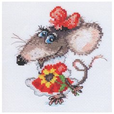 Набор для вышивания Алиса "Мышуля", 12x13см (вышивка крестом)