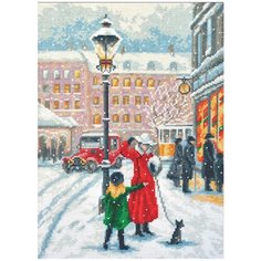 Набор для вышивания крестиком Палитра "Однажды зимой", 20x27см