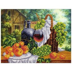 Набор для вышивания бисером Паутинка "Натюрморт с вином", 36x28см