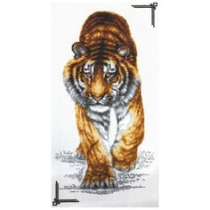 Набор для вышивания крестиком Палитра "Поступь тигра", 25x47см