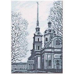 Набор для вышивания крестиком Палитра "Петропавловский собор", 19x27см