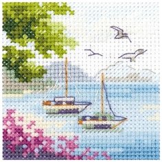 Набор для вышивания Алиса "Вид на море", 7x7см (вышивка крестом)