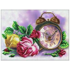 Набор для вышивания бисером Паутинка "Розовый час", 38x28см