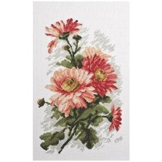 Набор для вышивания крестиком Палитра "Герберы", 17x28см