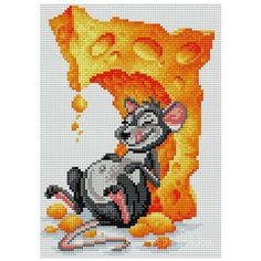 Алмазная мозаика "Вышиваем бисером" Магнит 20х28см