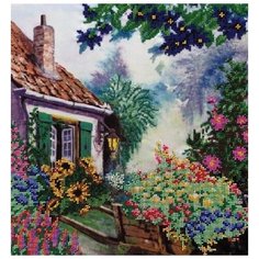 Набор для вышивания бисером FeDi "На хуторе", 32x35 см.