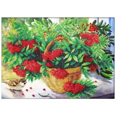 Набор для вышивания бисером Паутинка "Душистая рябина", 38x28см