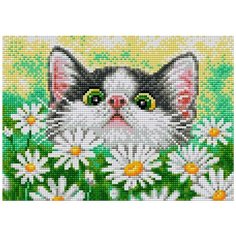 Алмазная мозаика "Вышиваем бисером" Магнит 28х20см