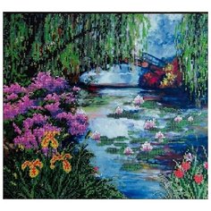 Набор для вышивания бисером FeDi "Уголок парка", 37x33 см.