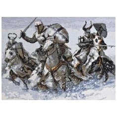 Набор для вышивания крестиком Палитра "Рыцари", 36x26см