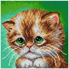 Алмазная мозаика "Вышиваем бисером" Магнит 20х20см