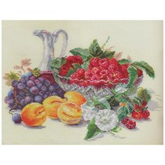 Набор для вышивания Алиса "Абрикосы и малина", 37x27см (вышивка крестом)