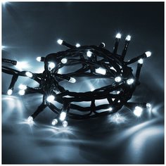 Гирлянда VEGAS "Нить" 300 холодных LED ламп, контроллер 8 режимов, зеленый провод, 30 м, 220 v /20