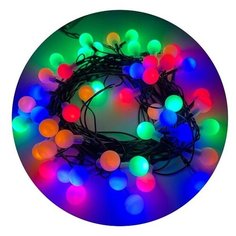 Эра / ENIN-15BM LED / Гирлянда Нить Шарики мультиколор 8 режимов, 50 LED, 220V ERA