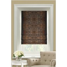 Римская штора Сapriccio от Memotex с карнизом. В: 175см. Ш: 80см.