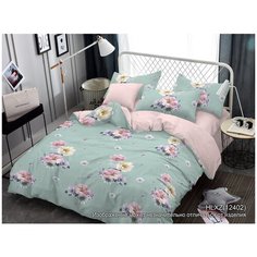 Постельное белье 1,5 поплин 100% хлопок, 2 наволочки 70*70 Monro