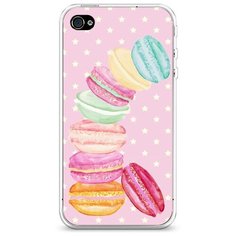 Силиконовый чехол "Пирамидка макарони" на Apple iPhone 4/4S / Айфон 4/4S Case Place