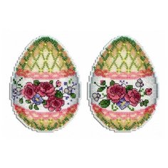 Набор для вышивания на пластиковой канве ЖАР- птицА "Весенний праздник", 11x8см (вышивка крестом)