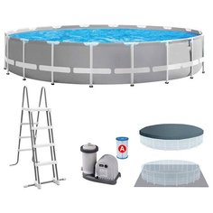 Каркасный бассейн INTEX Prism Frame 26720 (Shelf Box), 427x107 см (комплект)